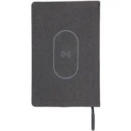 Pessac Santhome A5 Refillable Notebook With Wireless Charger Back
